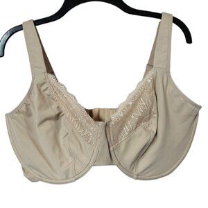 NWOT Vanity Fair Women's 40DDD Flattering Lace Underwire Minimizer Bra 76014